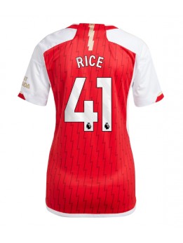 Arsenal Declan Rice #41 Zenski Domaci Dres 2023-24 Kratak Rukavima